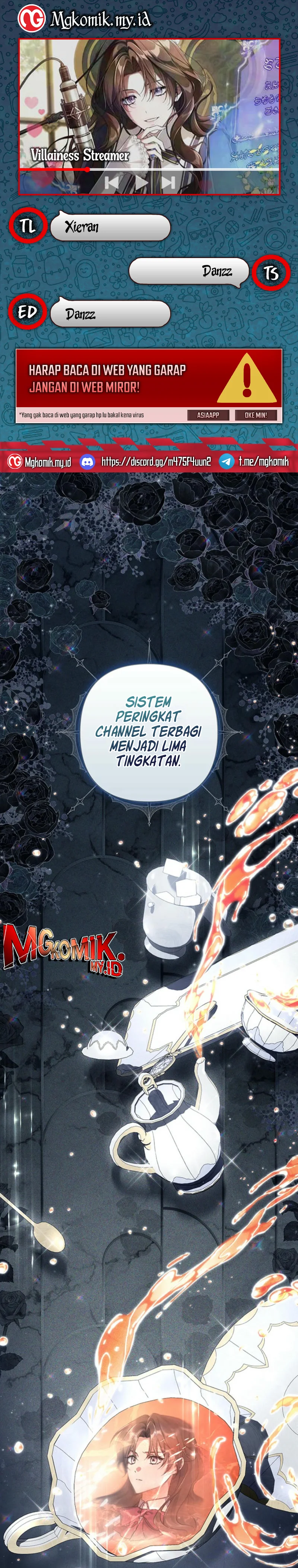 Halaman 1 dari Villainess Streamer Chapter 6