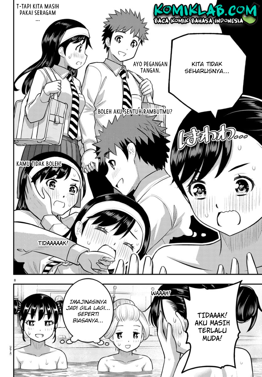 Halaman 10 dari Yankee JK Kuzuhana-chan Chapter 123