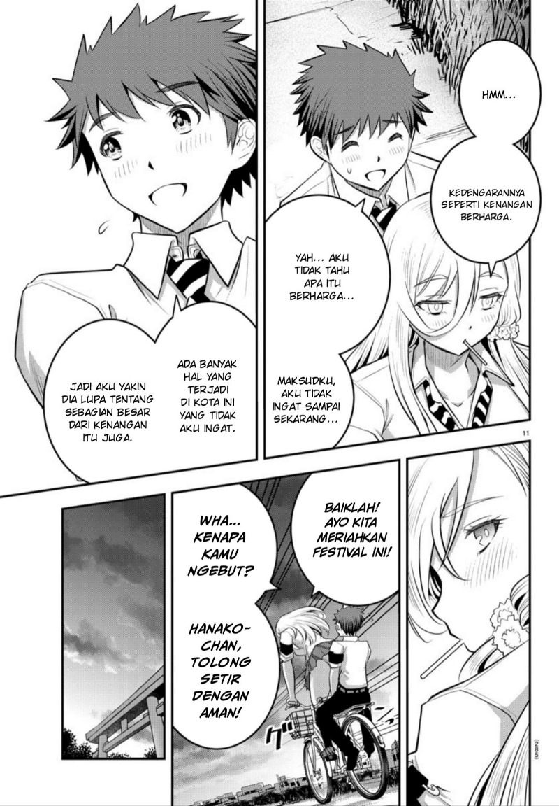 Halaman 11 dari Yankee JK Kuzuhana-chan Chapter 17