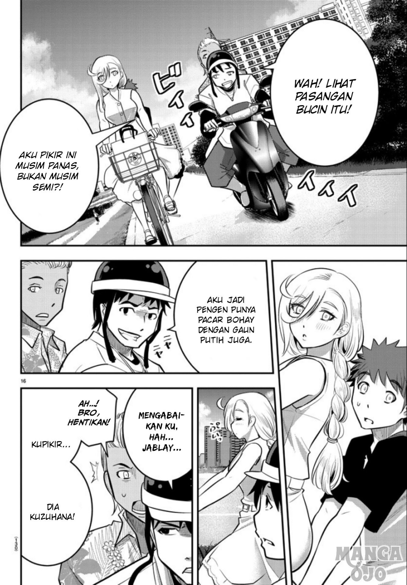 Halaman 18 dari Yankee JK Kuzuhana-chan Chapter 20