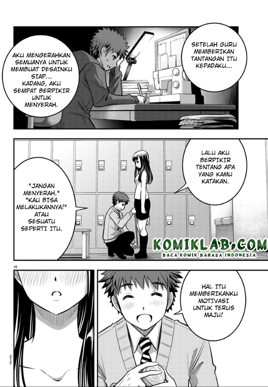 Halaman 10 dari Yankee JK Kuzuhana-chan Chapter 35