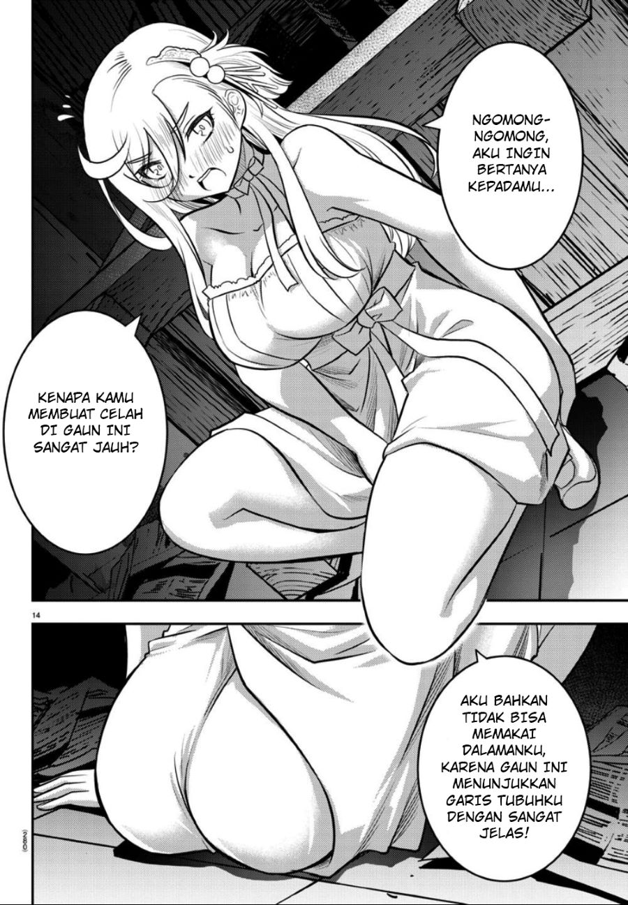 Halaman 14 dari Yankee JK Kuzuhana-chan Chapter 38