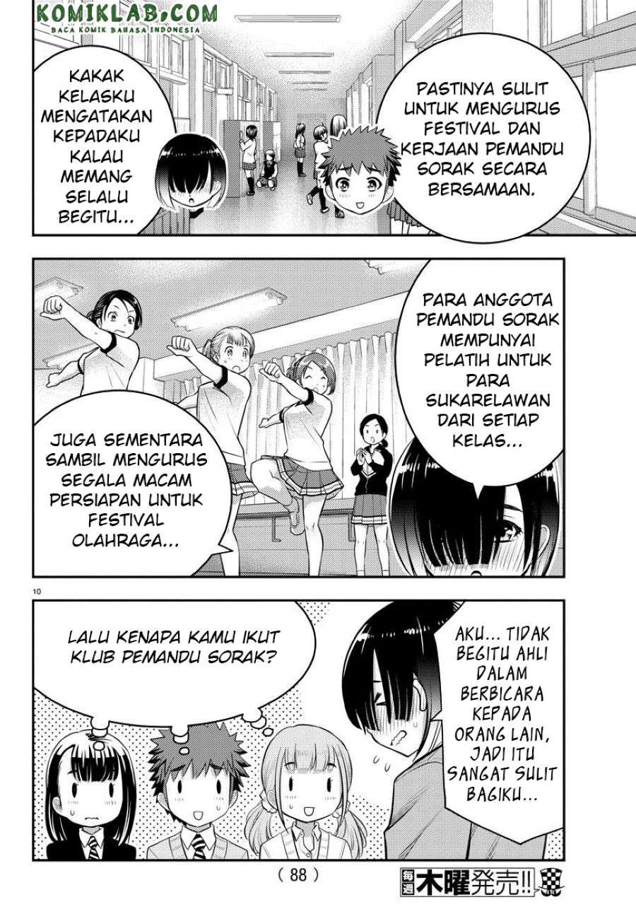 Halaman 11 dari Yankee JK Kuzuhana-chan Chapter 40