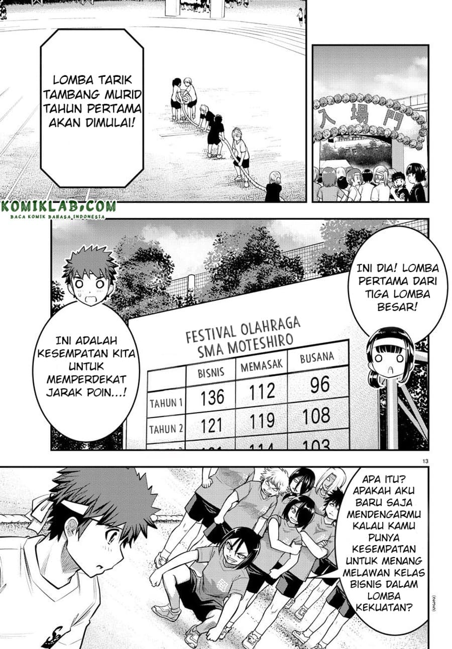 Halaman 14 dari Yankee JK Kuzuhana-chan Chapter 44