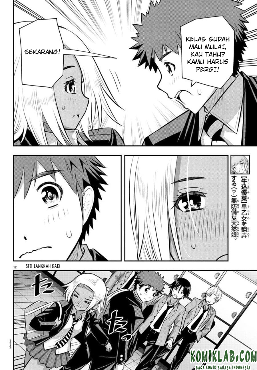 Halaman 13 dari Yankee JK Kuzuhana-chan Chapter 88