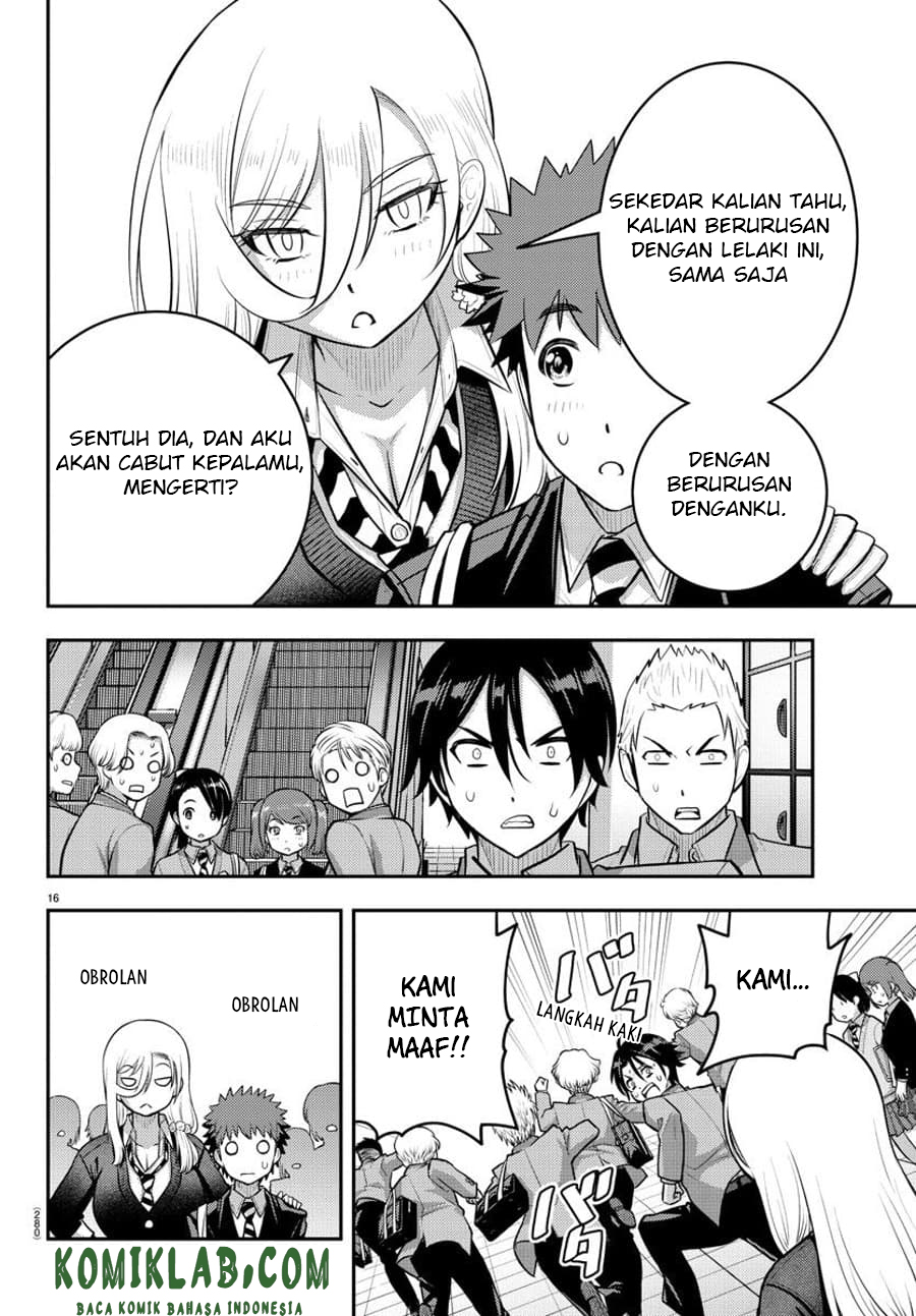 Halaman 17 dari Yankee JK Kuzuhana-chan Chapter 88