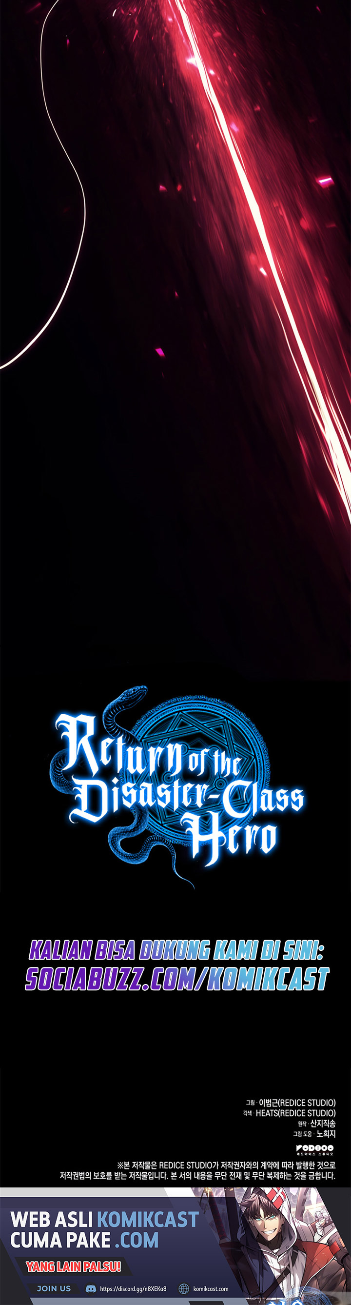 Halaman 44 dari The Return of the Disaster-Class Hero Chapter 32