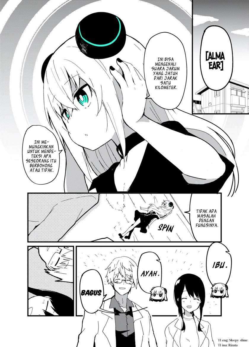 Halaman 1 dari Tensai Kagakusha-tachi ga Saikou no Robot o Tsukutta Manga Chapter 2