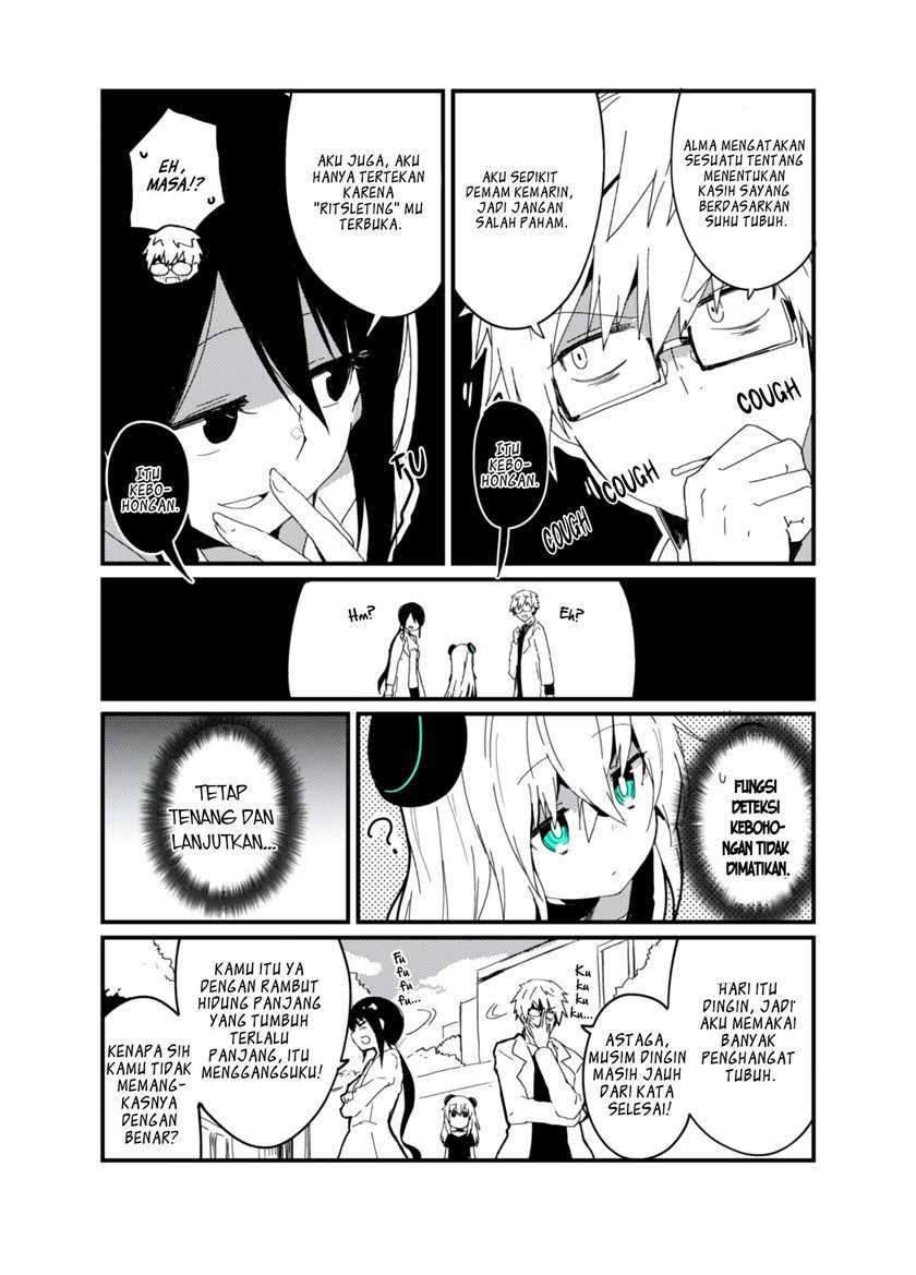 Halaman 2 dari Tensai Kagakusha-tachi ga Saikou no Robot o Tsukutta Manga Chapter 2
