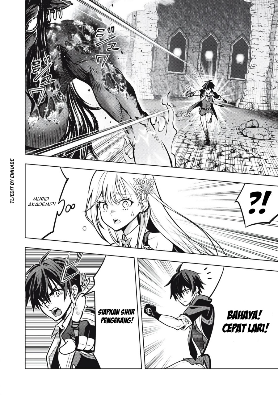 Academy Saikyou no Mob Healer: Shinigee Sekai no Mob ni Tensei Shita Ore wa, Hazure Job [Healer] to Gensaku Chishiki de Musou Suru chapter 2.2 halaman 19