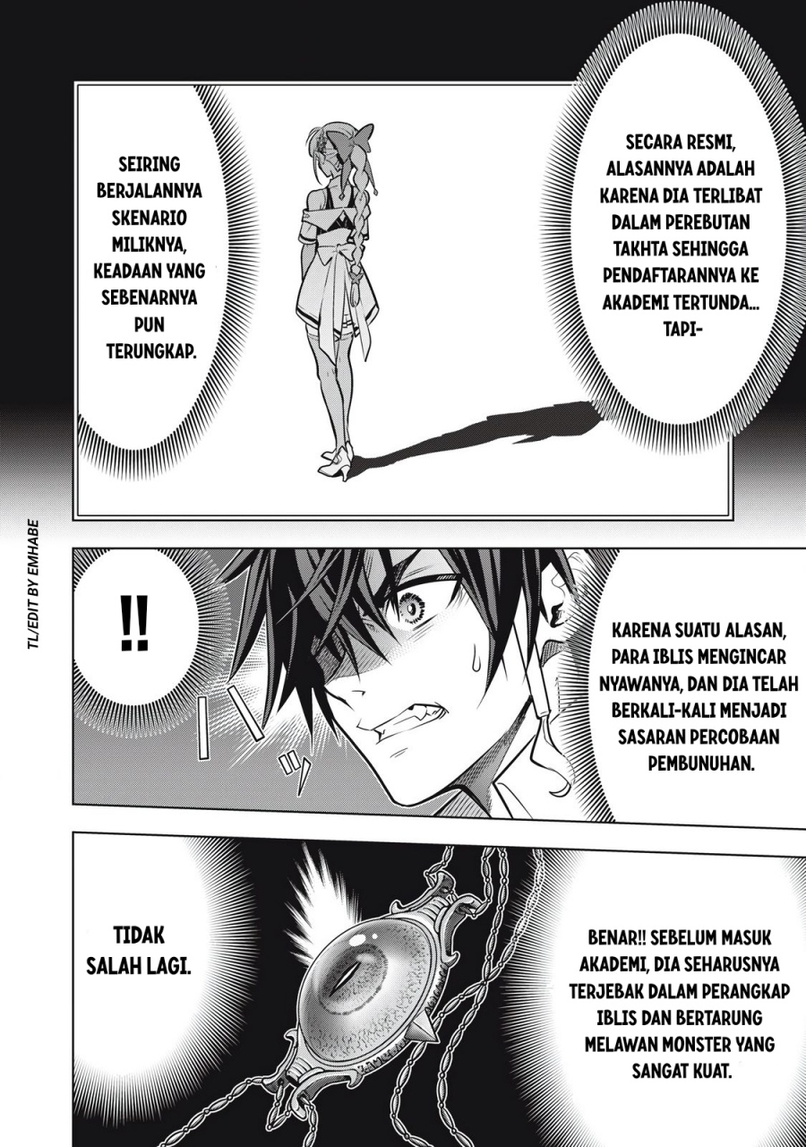Academy Saikyou no Mob Healer: Shinigee Sekai no Mob ni Tensei Shita Ore wa, Hazure Job [Healer] to Gensaku Chishiki de Musou Suru chapter 2.2 halaman 4