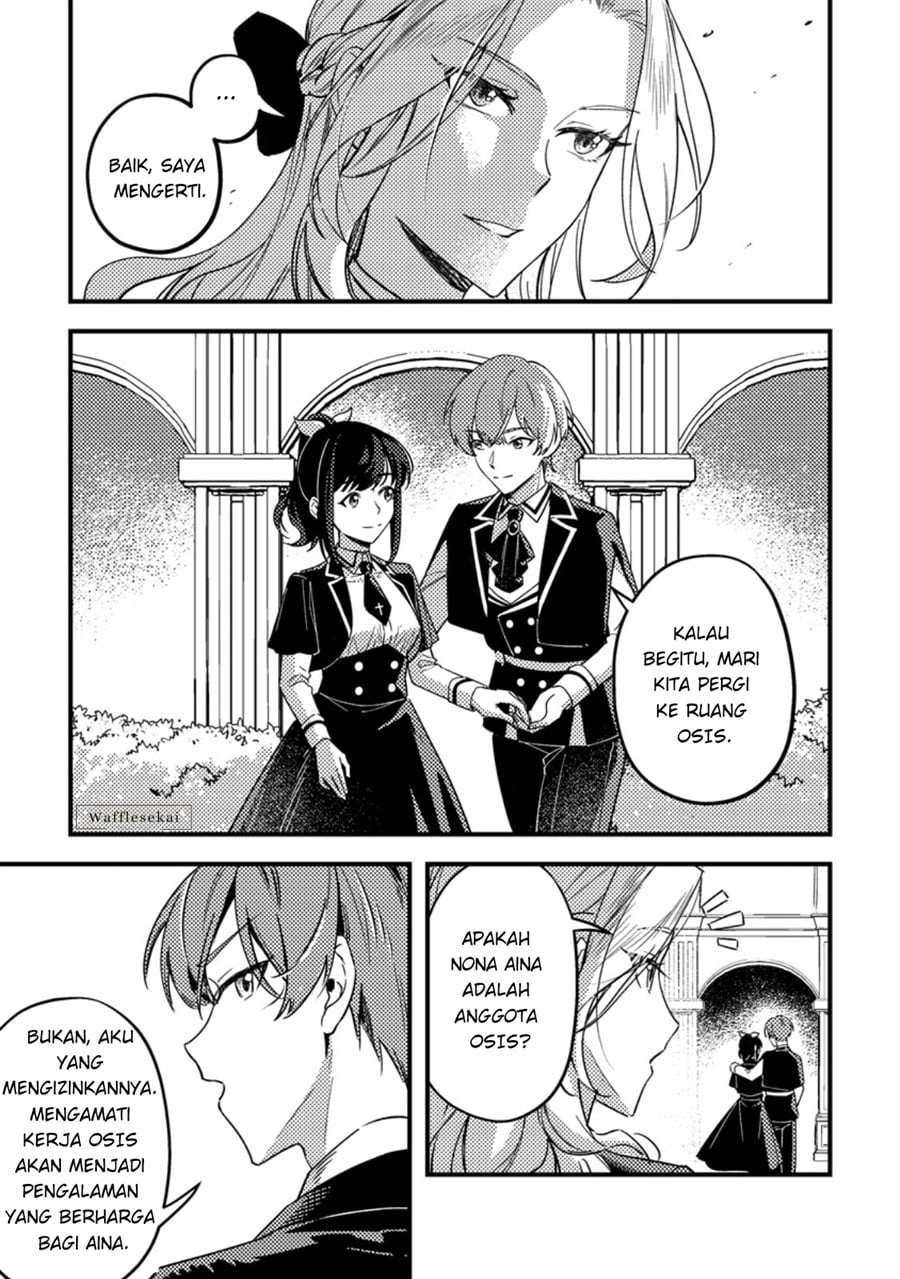 Halaman 9 dari Akuyaku Reijou tte no wa Kou Yaru no yo Chapter 3
