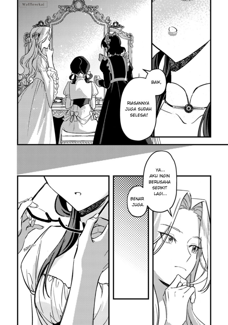 Halaman 14 dari Akuyaku Reijou tte no wa Kou Yaru no yo Chapter 4