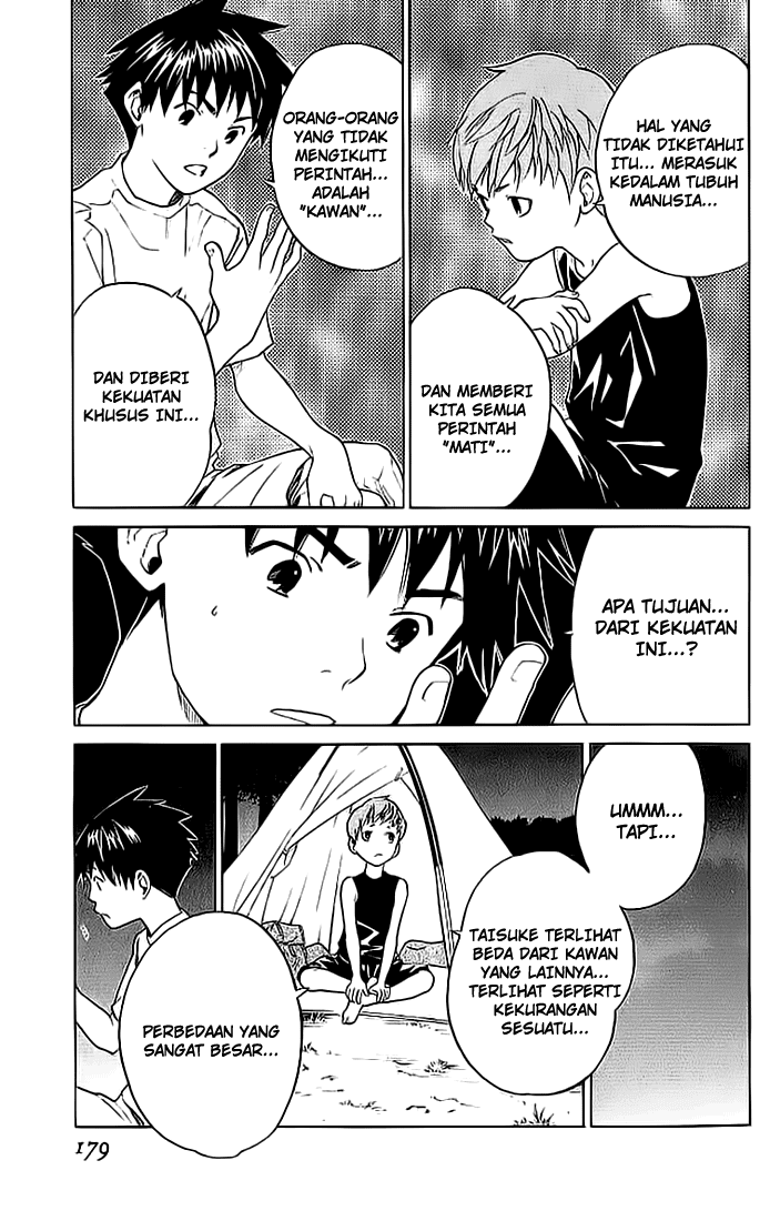 Halaman 33 dari Alive: Saishuu Shinkateki Shounen Chapter 7
