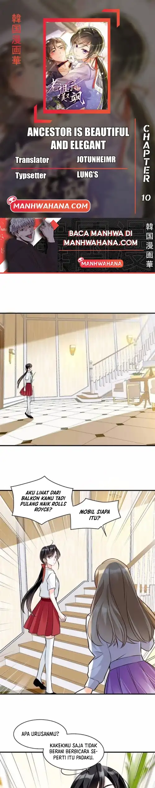 Halaman 1 dari Ancestor is Beautiful and Elegant Chapter 10