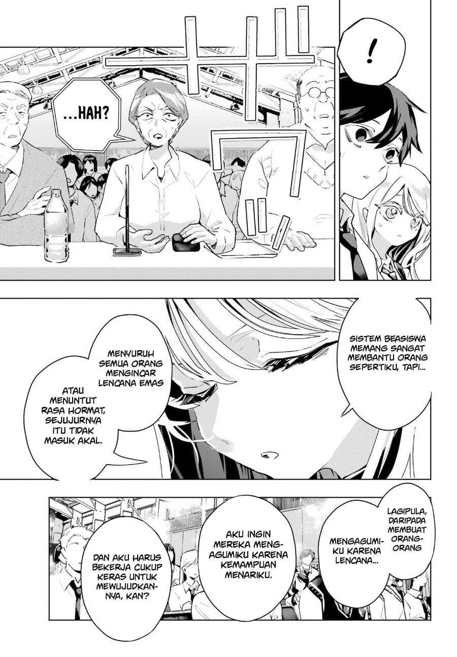 Halaman 23 dari Anta to Osananajimitte dake demo Iyananoni! ~Zekkou kara Hajimaru S-kyuu Bishoujo to no Gakuen Nariagari Seikatsu~ Chapter 15