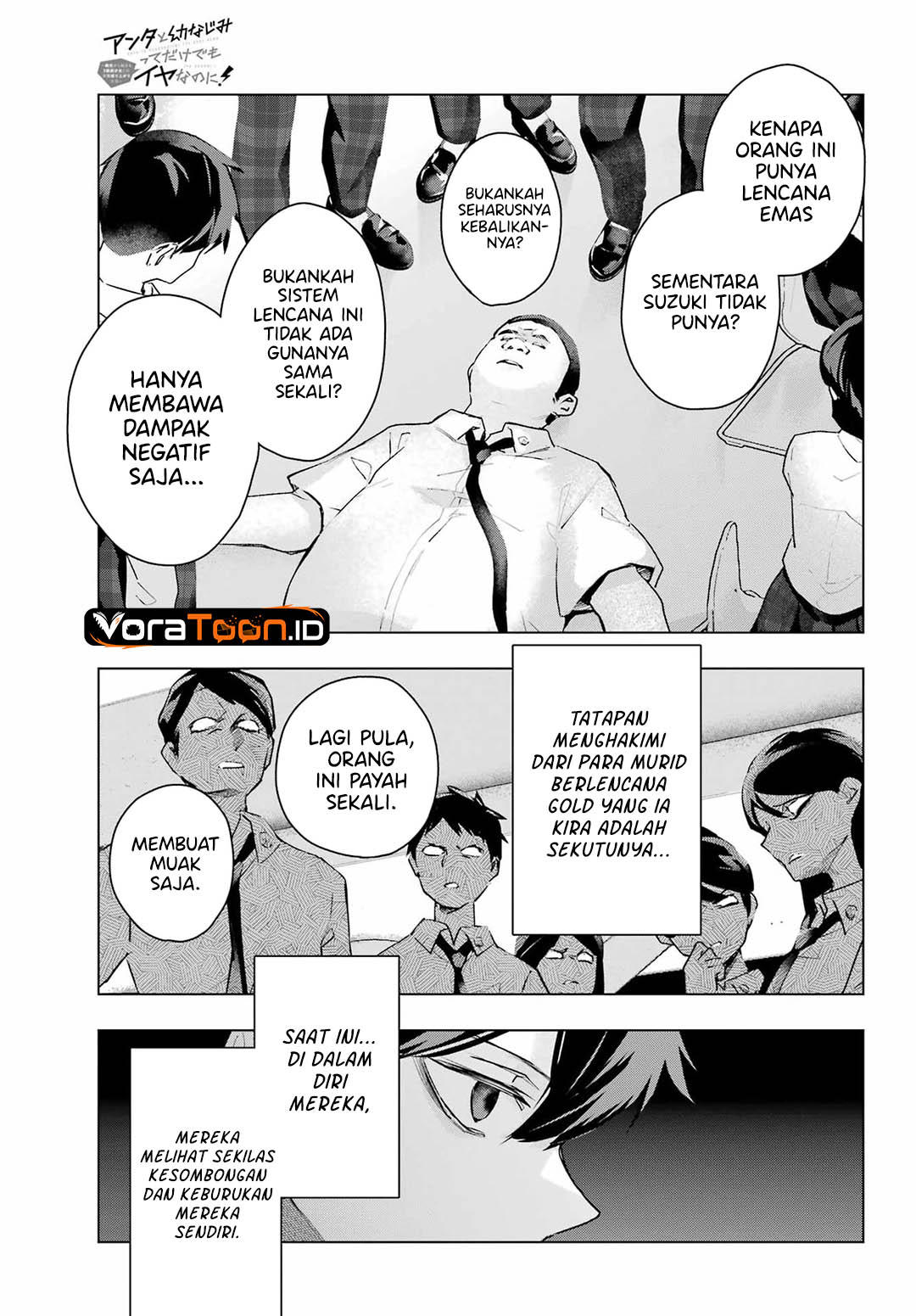 Halaman 22 dari Anta to Osananajimitte dake demo Iyananoni! ~Zekkou kara Hajimaru S-kyuu Bishoujo to no Gakuen Nariagari Seikatsu~ Chapter 16