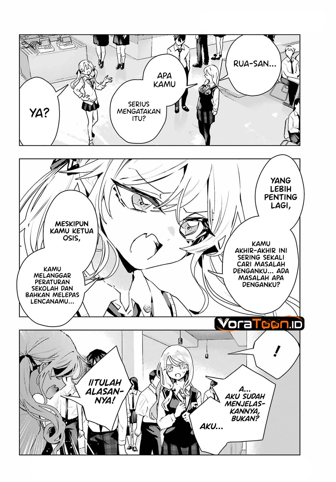 Halaman 9 dari Anta to Osananajimitte dake demo Iyananoni! ~Zekkou kara Hajimaru S-kyuu Bishoujo to no Gakuen Nariagari Seikatsu~ Chapter 16