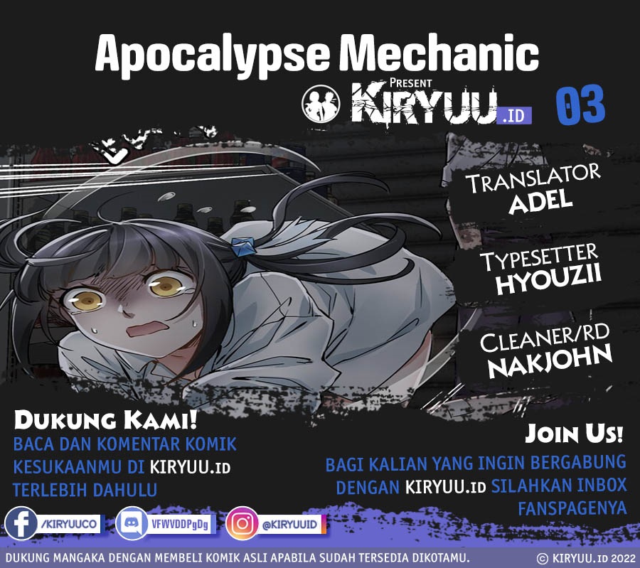 Halaman 1 dari Apocalypse Mechanic Chapter 3