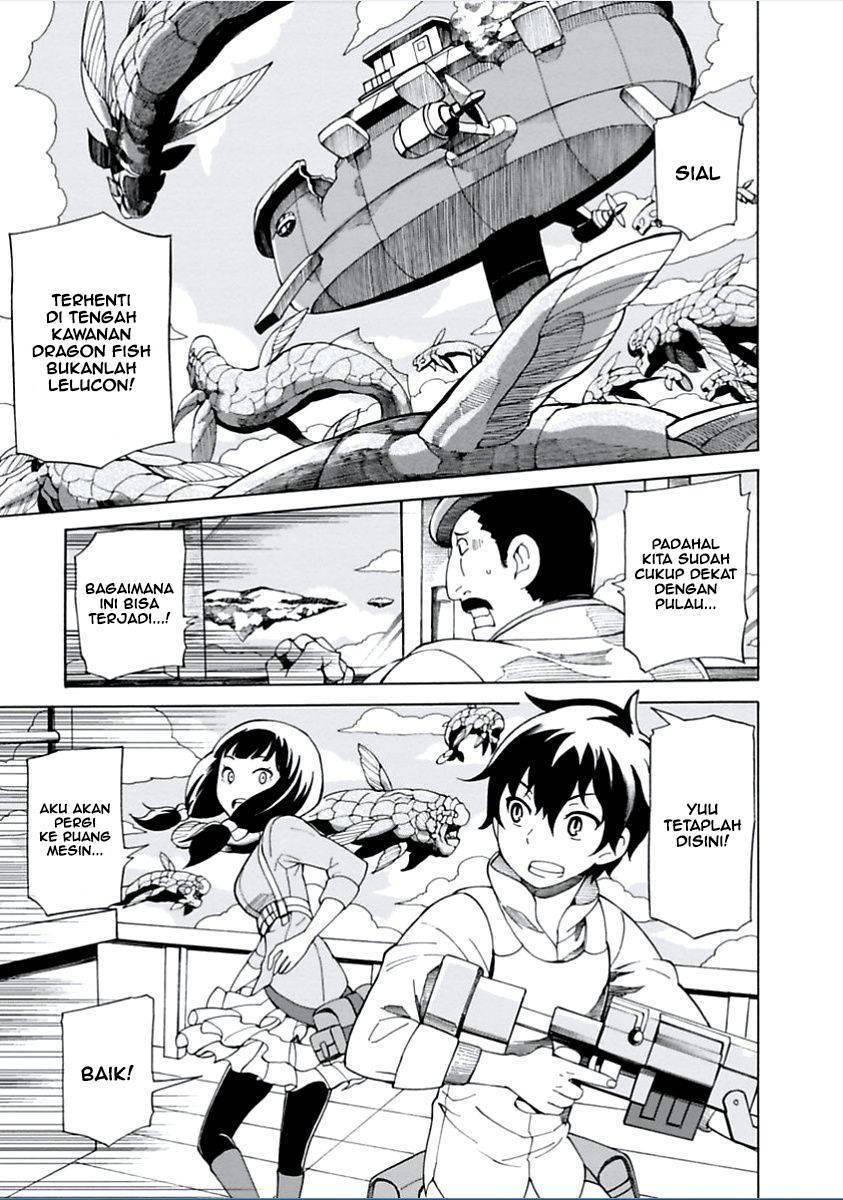 Halaman 1 dari Asebi to Sora Sekai no Boukensha Chapter 2