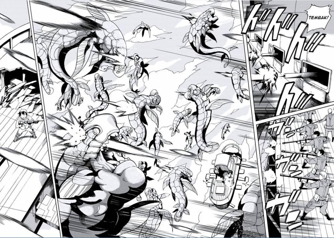 Halaman 17 dari Asebi to Sora Sekai no Boukensha Chapter 2