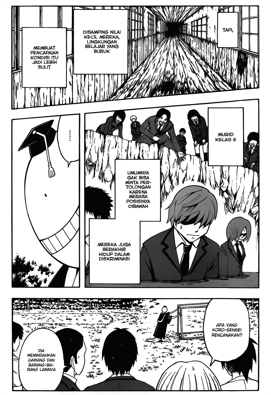 Halaman 10 dari Ansatsu Kyoushitsu Chapter 13