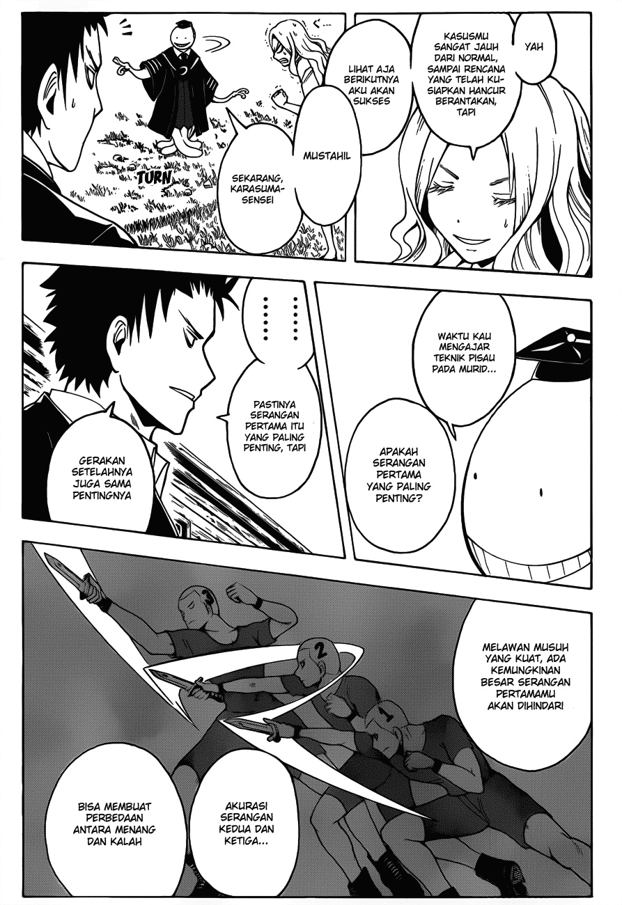 Halaman 12 dari Ansatsu Kyoushitsu Chapter 13
