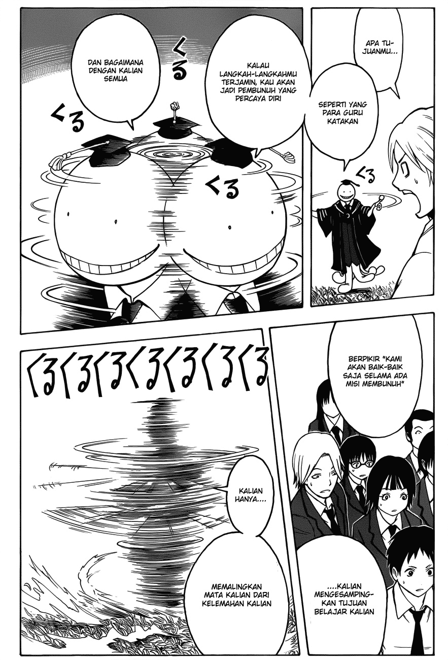 Halaman 13 dari Ansatsu Kyoushitsu Chapter 13