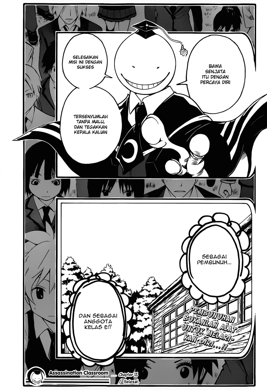 Halaman 20 dari Ansatsu Kyoushitsu Chapter 13