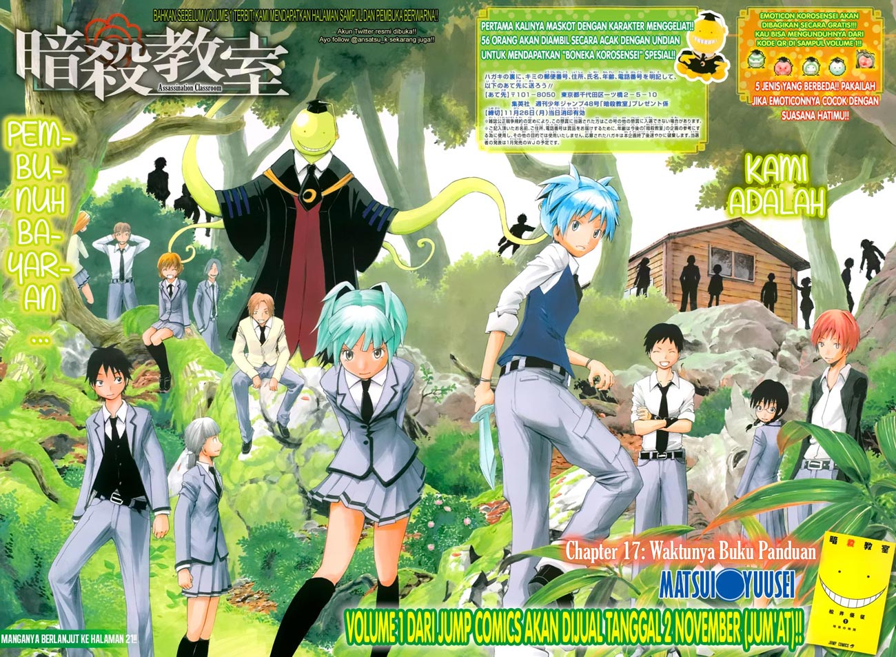 Halaman 4 dari Ansatsu Kyoushitsu Chapter 17