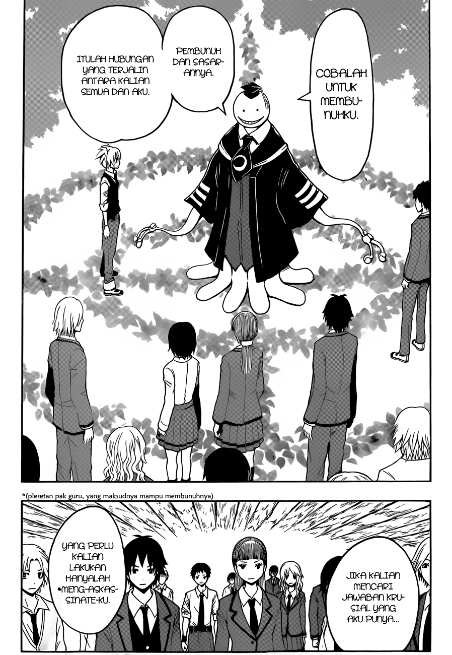 Halaman 15 dari Ansatsu Kyoushitsu Chapter 32