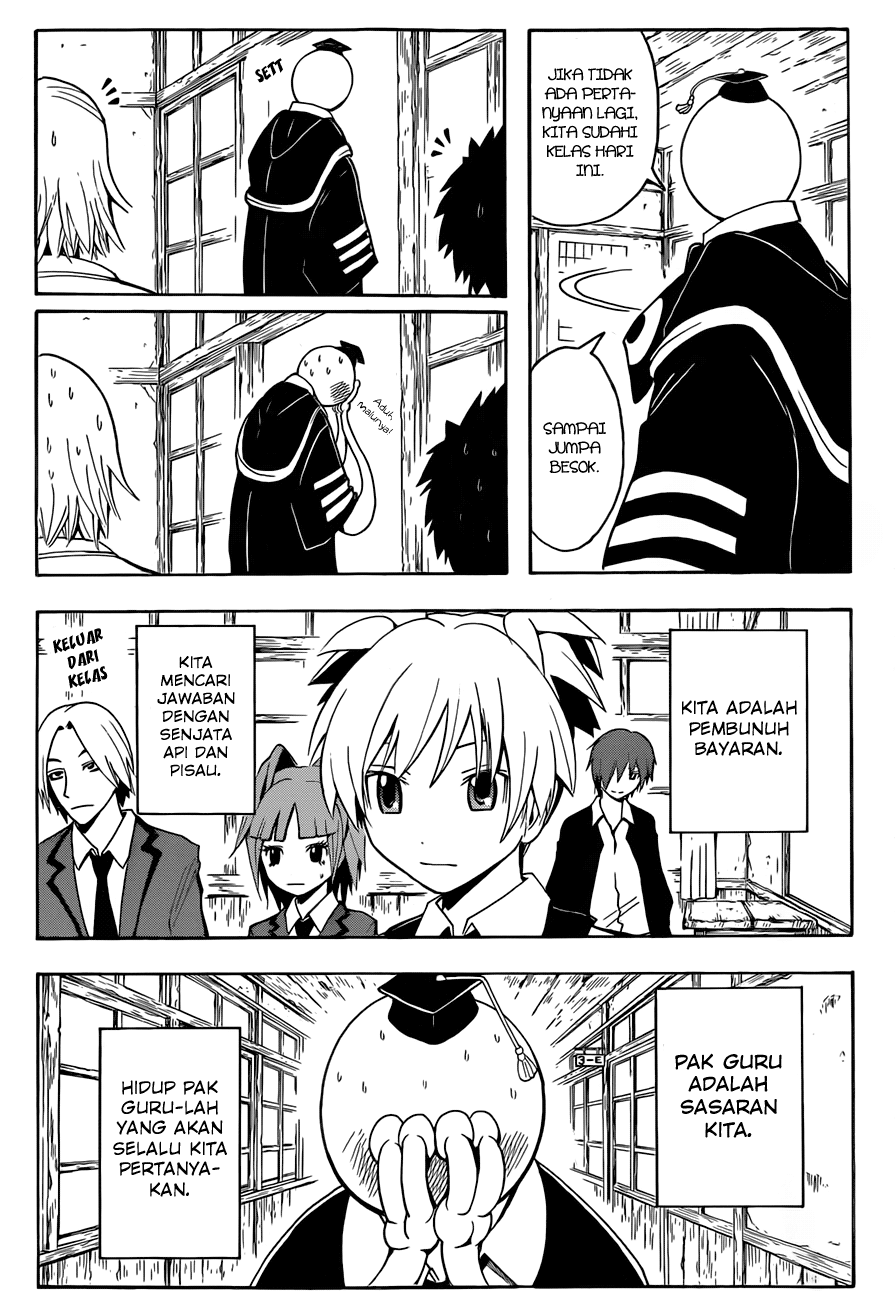 Halaman 16 dari Ansatsu Kyoushitsu Chapter 32