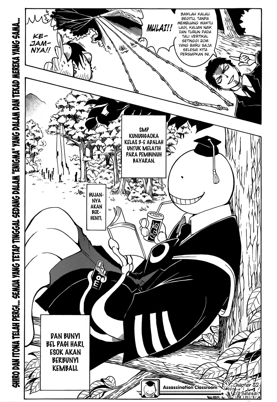 Halaman 20 dari Ansatsu Kyoushitsu Chapter 32
