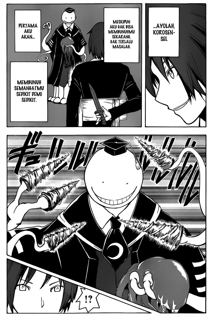 Halaman 18 dari Ansatsu Kyoushitsu Chapter 5