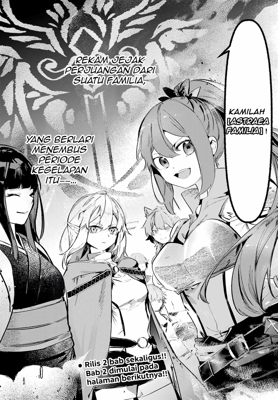 Halaman 21 dari Astraea Record: Dungeon ni Deai o Motomeru no wa Machigatte Iru Darou ka Eiyuutan Chapter 1