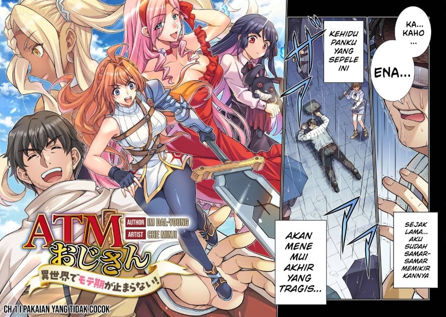 Halaman 5 dari ATM Ojisan - Isekai De Mote-ki Ga Tomaranai! Chapter 1
