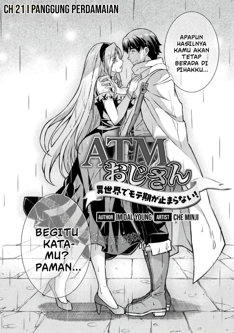 Halaman 3 dari ATM Ojisan - Isekai De Mote-ki Ga Tomaranai! Chapter 21