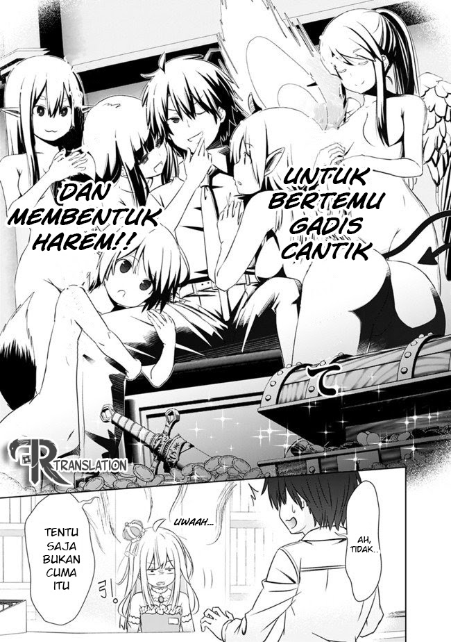 Halaman 12 dari Attouteki Gacha Un de Isekai o Nariagaru! Chapter 1