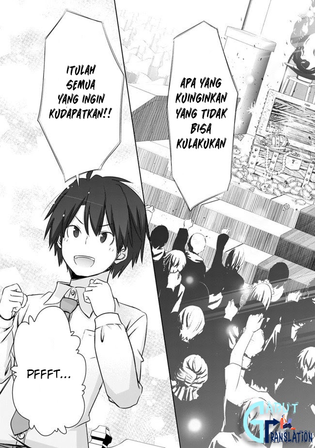 Halaman 14 dari Attouteki Gacha Un de Isekai o Nariagaru! Chapter 1