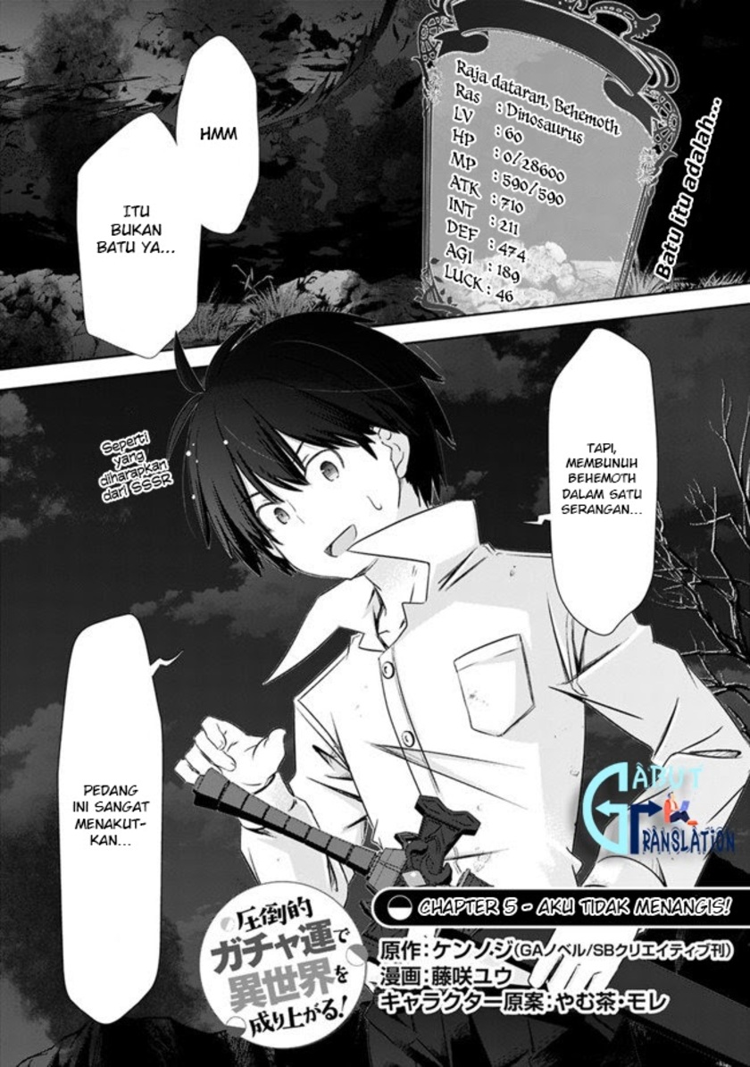 Halaman 3 dari Attouteki Gacha Un de Isekai o Nariagaru! Chapter 5