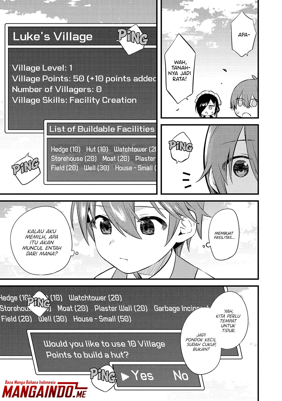 Halaman 2 dari Bannou "Murazukuri" Cheat de Otegaru Slow Life: Mura desuga Nani ka? Chapter 1.3