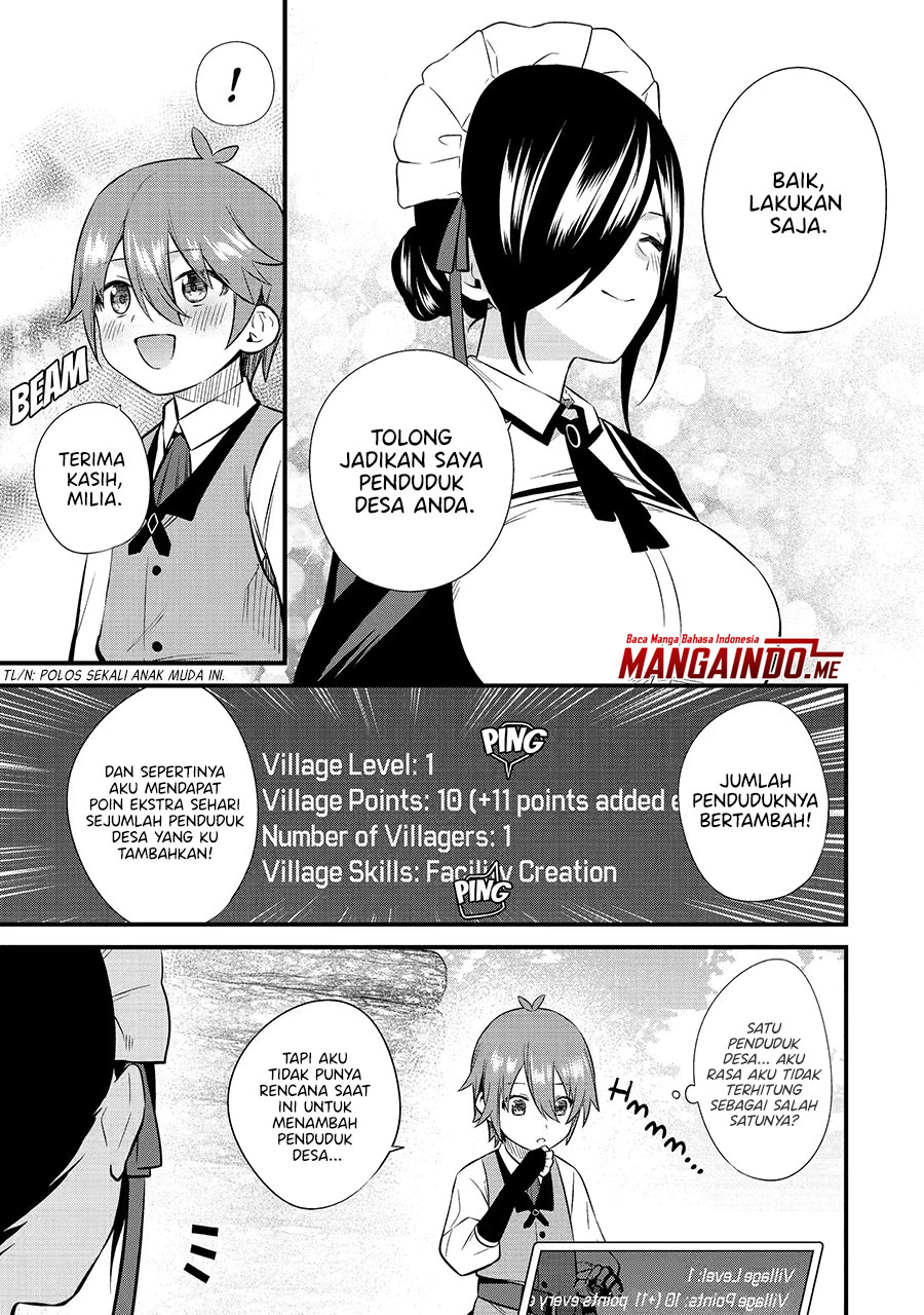 Halaman 8 dari Bannou "Murazukuri" Cheat de Otegaru Slow Life: Mura desuga Nani ka? Chapter 1.3