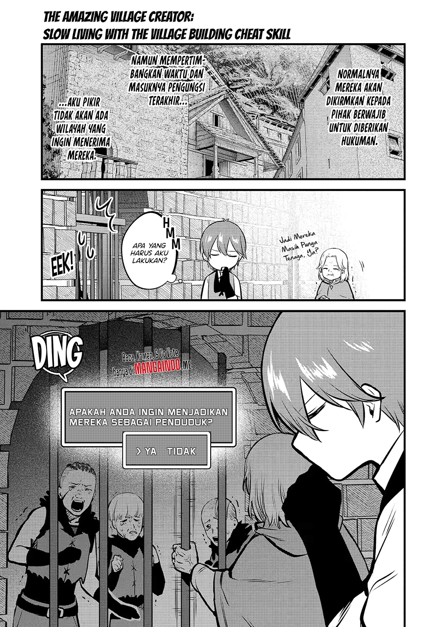 Halaman 17 dari Bannou "Murazukuri" Cheat de Otegaru Slow Life: Mura desuga Nani ka? Chapter 12