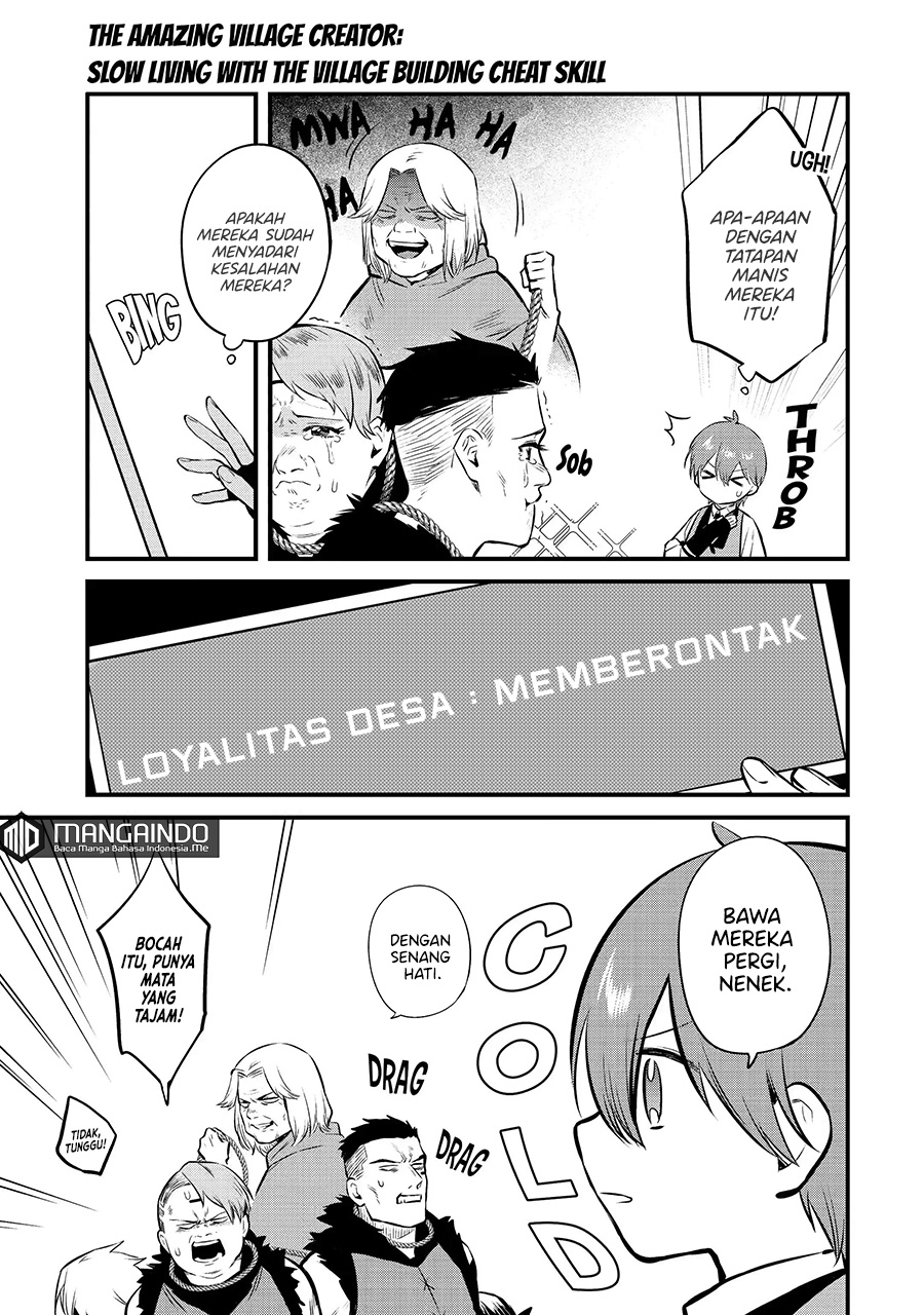Halaman 4 dari Bannou "Murazukuri" Cheat de Otegaru Slow Life: Mura desuga Nani ka? Chapter 13