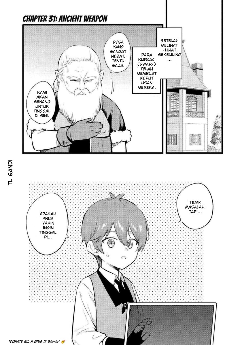 Halaman 1 dari Bannou "Murazukuri" Cheat de Otegaru Slow Life: Mura desuga Nani ka? Chapter 31