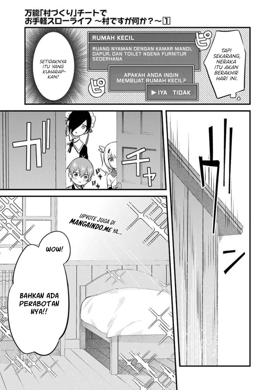 Halaman 3 dari Bannou "Murazukuri" Cheat de Otegaru Slow Life: Mura desuga Nani ka? Chapter 4.2