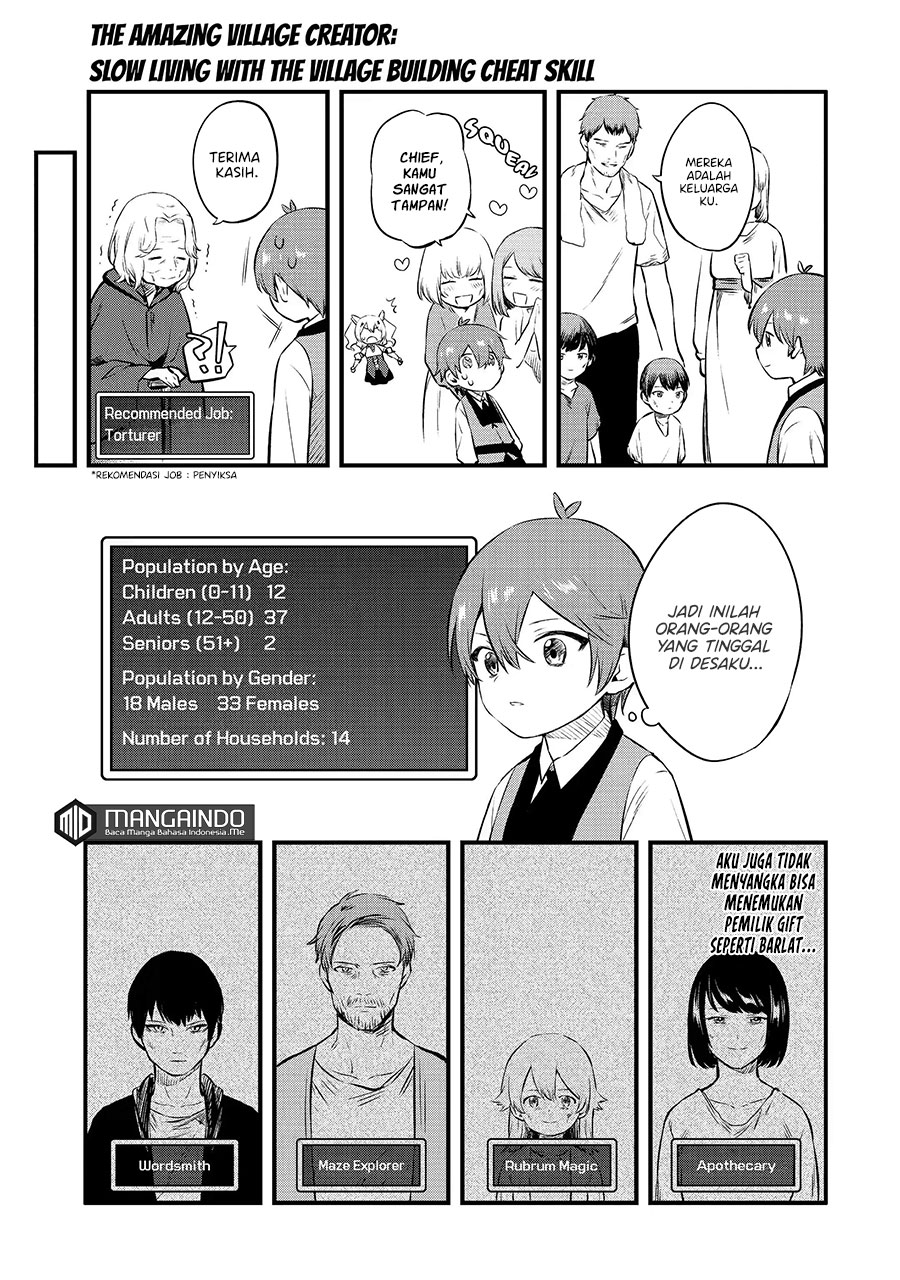 Halaman 14 dari Bannou "Murazukuri" Cheat de Otegaru Slow Life: Mura desuga Nani ka? Chapter 6