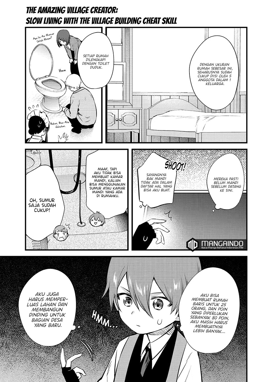 Halaman 6 dari Bannou "Murazukuri" Cheat de Otegaru Slow Life: Mura desuga Nani ka? Chapter 6