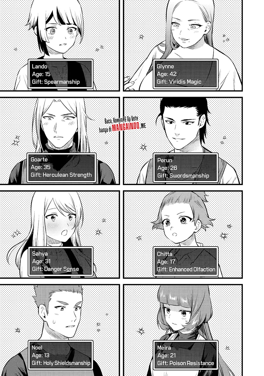 Halaman 10 dari Bannou "Murazukuri" Cheat de Otegaru Slow Life: Mura desuga Nani ka? Chapter 9