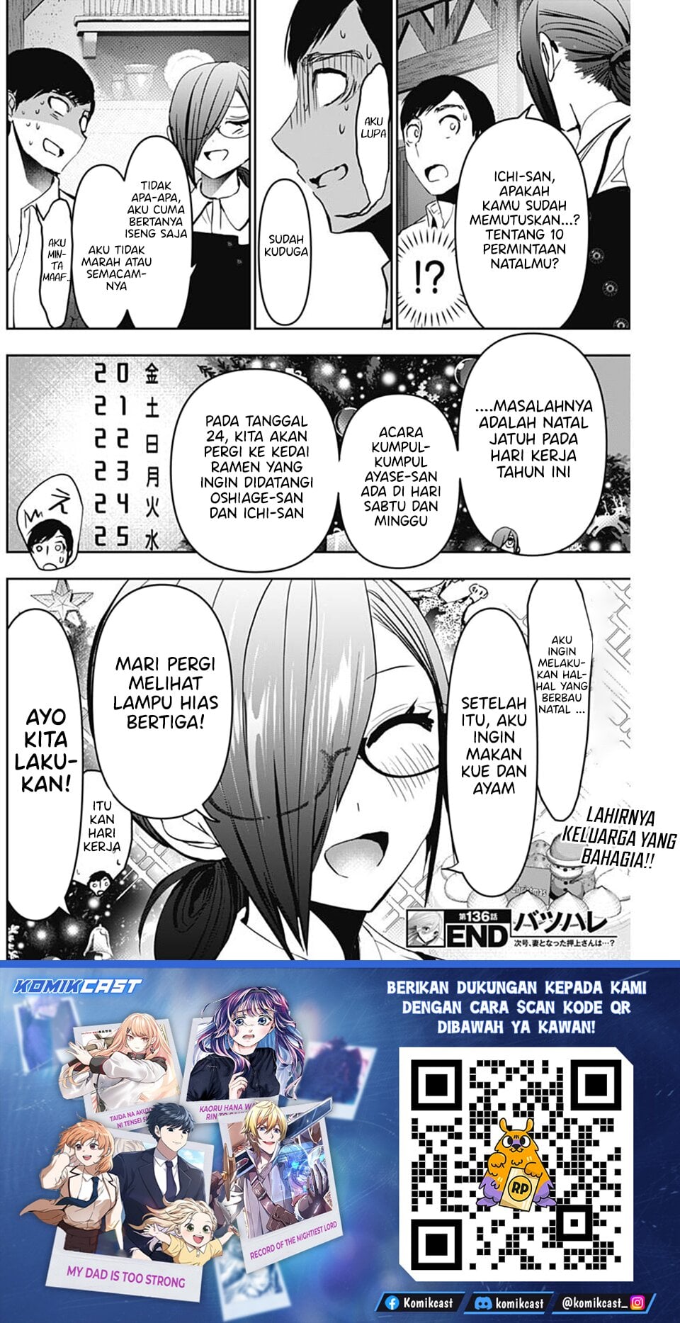 Batsu Harem chapter 136 halaman 13
